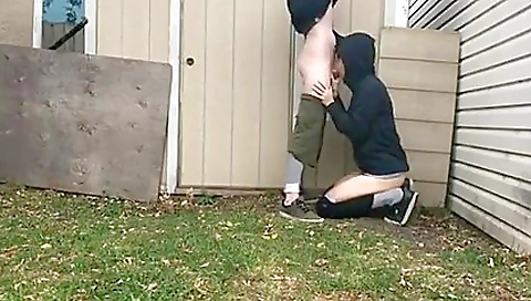 Two lovers with a deepthroat licking their pussies