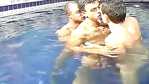 Horny black girls get double penetrated by two cocks