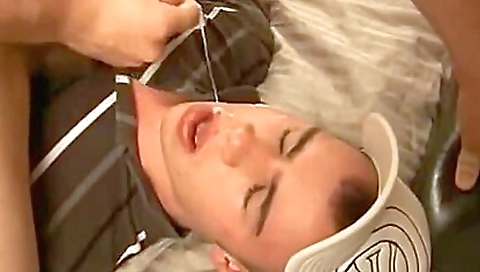 Amateur compilation with the best of her cum eating skills