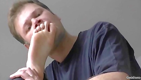 Amateur foot fetish porn with a nice foot fetish scene