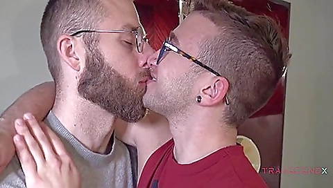 Black cock sucking and deep throating from a busty milf
