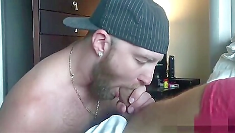 Brunette with huge tits getting deep throated and rimmed