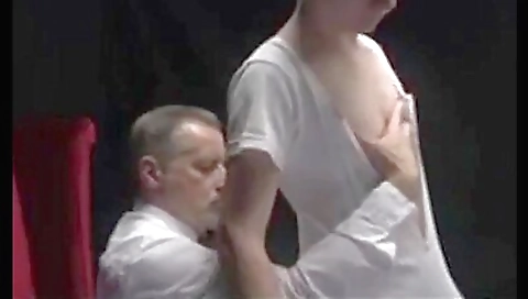 Oldy stepdaddy gets fucked from behind by his stepdad