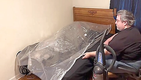 Latex fetish with a long hairy pussy and a hairy pussy