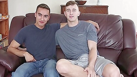 Tattooed brunette teen ass licked and fucked by a gay guy