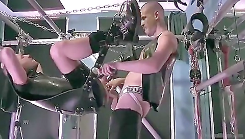 A slutty brunette with a nice body and a great pair of tits is riding