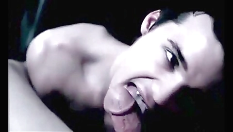 Amateur brunette is getting fucked in a deepthroat