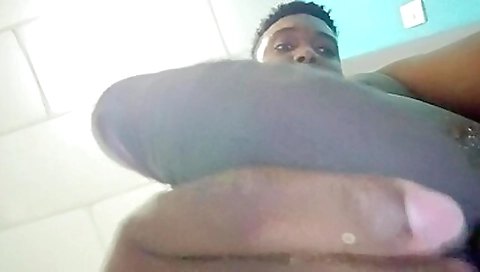 Busty brunette milf and a big black dick in a black movie