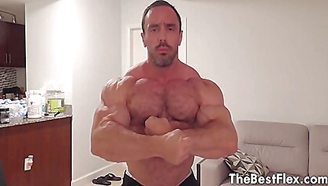 Hot hairy amateur movie showing a guy enjoying a great deal of love
