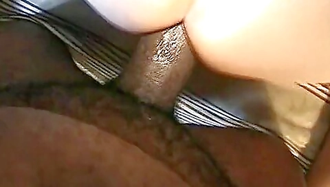Black guy sucks a brunette ass in amateur hardcore scene
