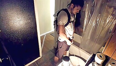 Brunette woman gets fucked by a big cock and a man