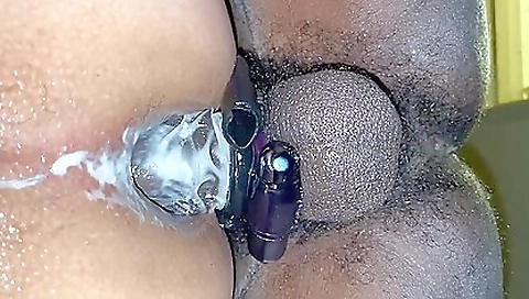 Amateur big cock fuck shot with the busty brunette