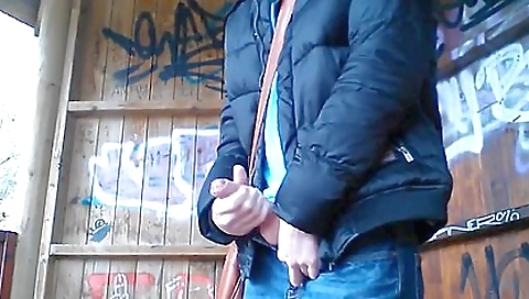 Big booty brunette getting her pussy fucked outside